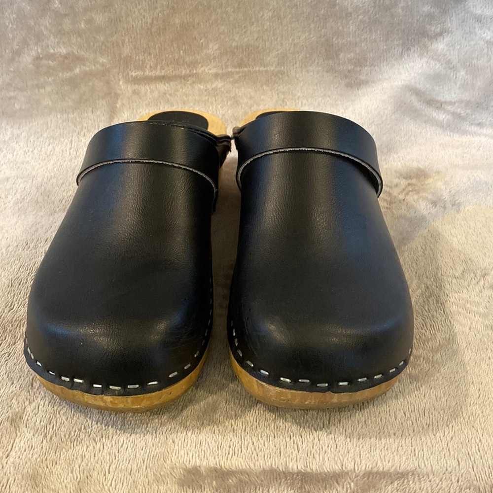 Black Bjork Maja Clog, Size 39